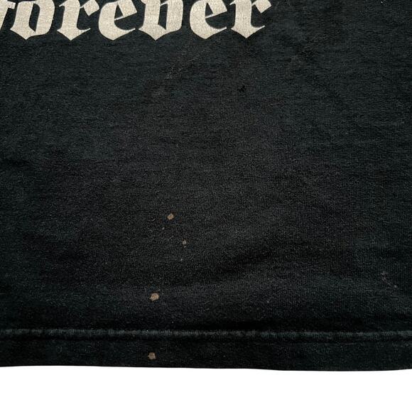 Vintage Fruit Of The Loom Choppers Motorcycle Skulls Cross Men's Black T Shirt L - Picture 4 of 7